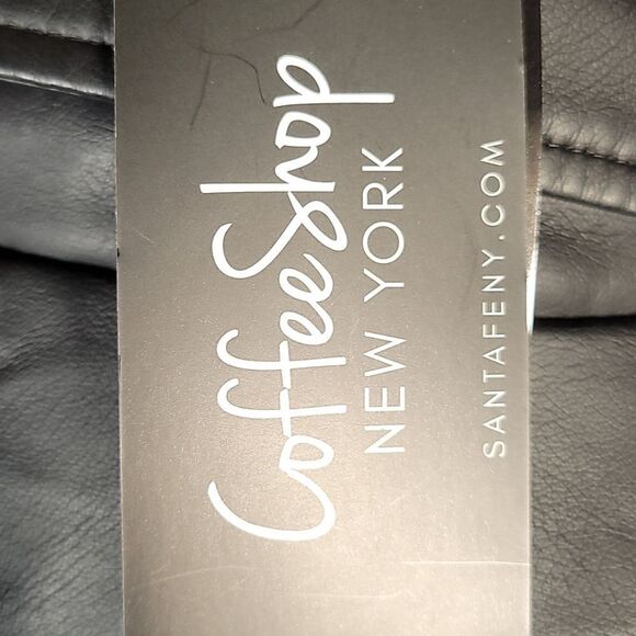 Coffeeshop Juniors' Faux Leather Moto Jacket Sz S - Picture 14 of 16